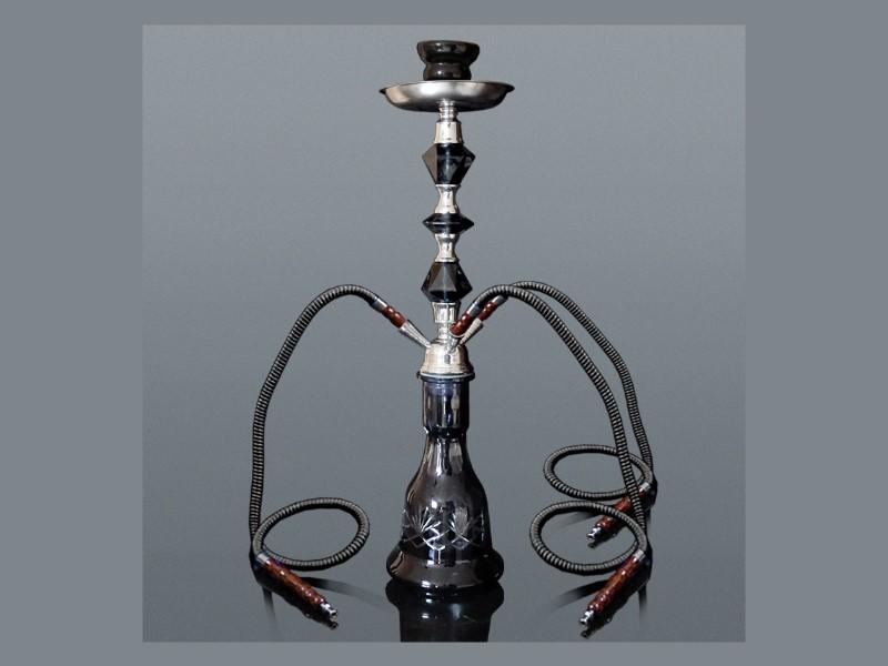 Big Hookah Camel Black nagyméretű fekete színű shisha - 3 csöves